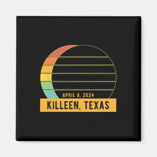 Aimant Éclipse Solaire Totale 2024 À Killeen Texas