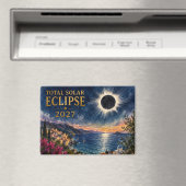 Aimant Éclipse solaire totale 2027 Méditerranée (In Situ (Lave-vaisselle))