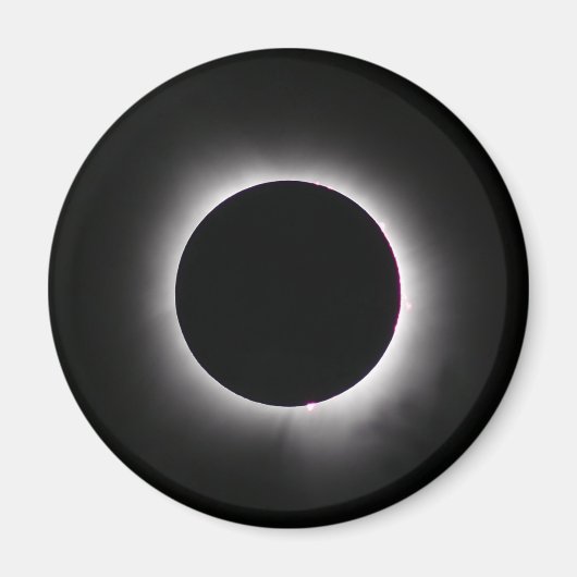 Aimant Éclipse solaire totale 8 avril 2024 (Devant)