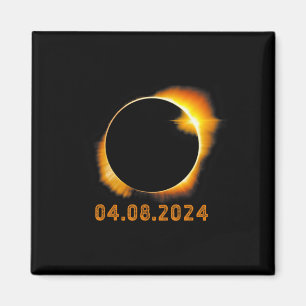Aimant Éclipse solaire totale 8 avril 20241