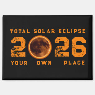 Aimant Éclipse solaire totale du 12 août 2026