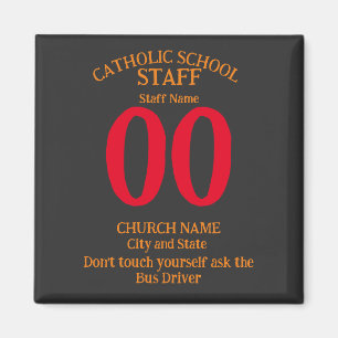 Aimant École catholique Ne vous touchez pas