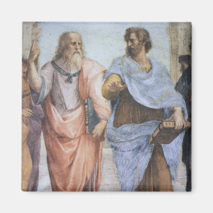 Aimant École d'Athènes (détail - Platon et Aristote)