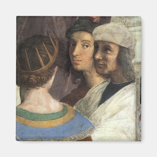 Aimant École d'Athènes par Raphael, Renaissance Vintage (Devant)