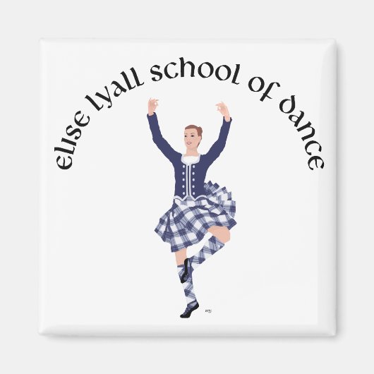 Aimant École de danse CUSTOM Elise Lyall (Devant)