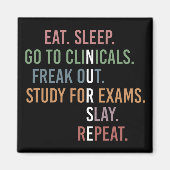 Aimant École de soins infirmiers Futur Infirmière RN Cade (Devant)