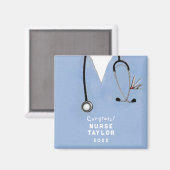 Aimant École de soins infirmiers Infirmière Diplôme Cadea (Recto/Verso)