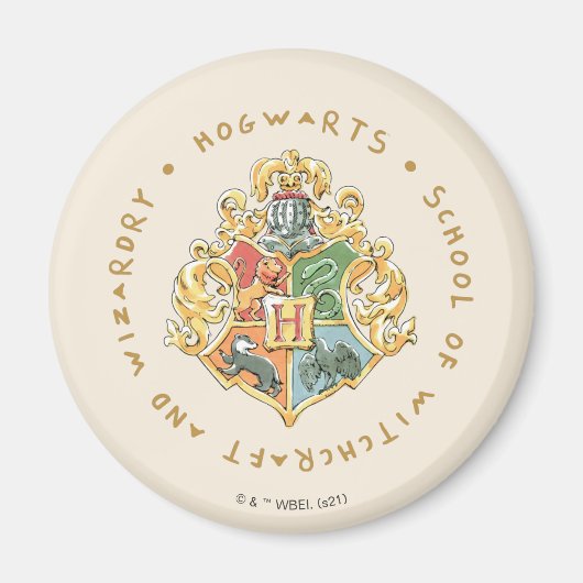 Aimant École de sorcellerie et de magie HOGWARTS™ (Devant)
