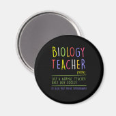 Aimant École d'enseignement de biologie (Recto/Verso)