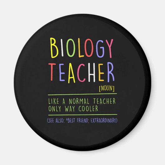 Aimant École d'enseignement de biologie (Devant)