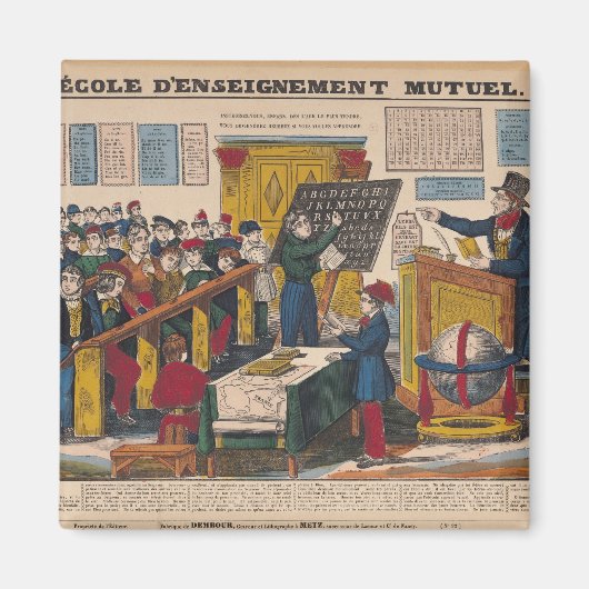Aimant École d'enseignement mutuel (Devant)