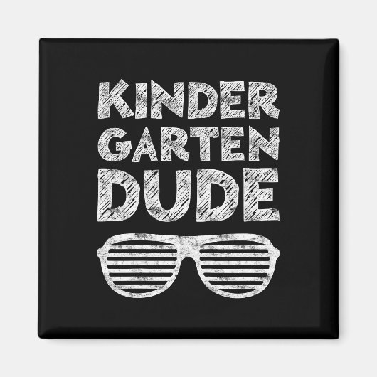 Aimant École maternelle Dude Back To School (Devant)