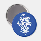 Aimant Économisez de l'eau maintenant (Recto/Verso)