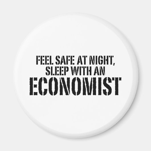 Aimant Économiste drôle (Devant)