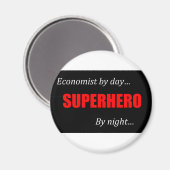 Aimant Économistes superhéros (Recto/Verso)