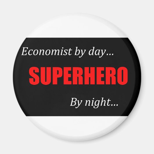 Aimant Économistes superhéros (Devant)