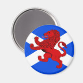 Aimant Ecosse, drapeau du lion rampant (Recto/Verso)