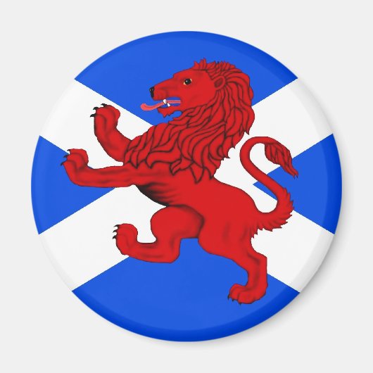 Aimant Ecosse, drapeau du lion rampant (Devant)