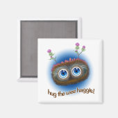Aimant Ecosse 'Hoots Toots Haggis' (Recto/Verso)