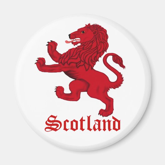 Aimant Ecosse, lion de Rampant (Devant)