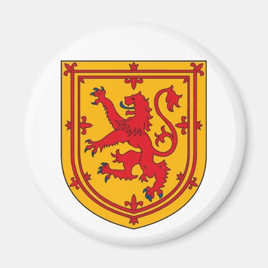 Aimant Écosse Lion Rampant Bouclier (Devant)