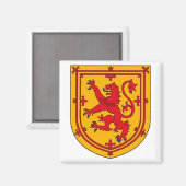 Aimant Écosse Lion Rampant Bouclier (Recto/Verso)