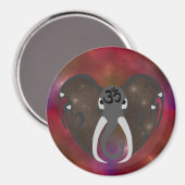 Aimant Ecouter les éléphants au Cosmos (Recto/Verso)