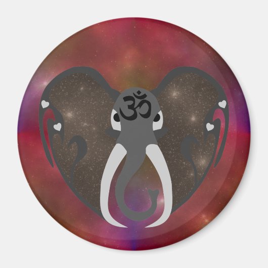 Aimant Ecouter les éléphants au Cosmos (Devant)