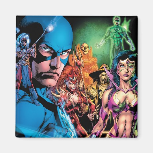 Aimant Écran comique de nuit noir 2 - Couleur (Devant)