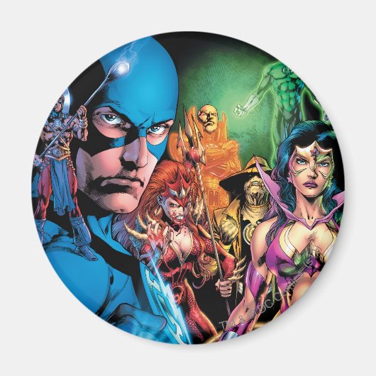 Aimant Écran comique de nuit noir 2 - Couleur (Devant)