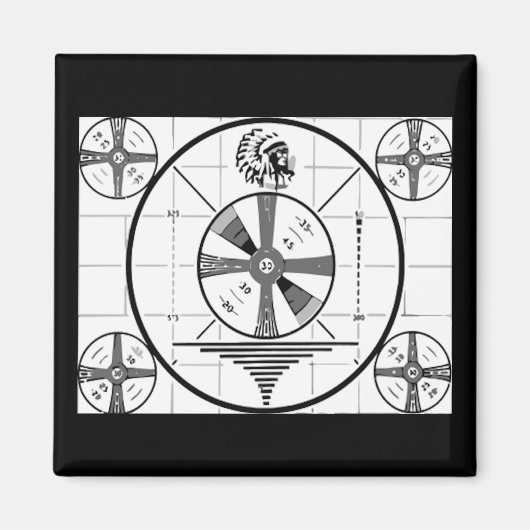 Aimant Écran d'affichage TV désactivé (Devant)