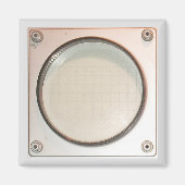 Aimant Écran d'affichage vintage Oscilloscope (Devant)