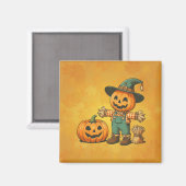Aimant Écran d'Halloween/Automne mignon et citrouille (Recto/Verso)