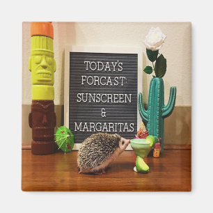 Aimant Écran solaire et Margaritas