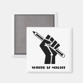 Aimant Écrire est une force (Recto/Verso)