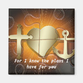 Aimant Écriture biblique chrétienne (Devant)