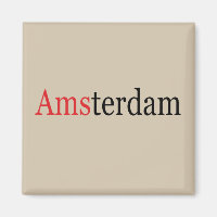 écriture de police élégante et moderne d'amsterdam