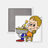 Aimant Écriture Enfant Au Bureau (Recto/Verso)