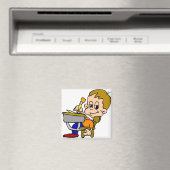 Aimant Écriture Enfant Au Bureau (In Situ (Lave-vaisselle))