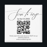 Aimant écriture moderne mariage de code rsvp qr<br><div class="desc">mariage de code rsvp qr d'écriture moderne</div>