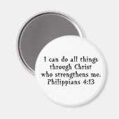 Aimant Écriture Phil 4:13 (Recto/Verso)