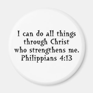 Aimant Écriture Phil 4:13