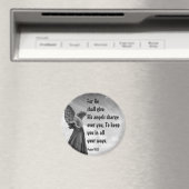 Aimant Écriture Psaume 91:11 Les Anges Surveillent Sur Vo (In Situ (Lave-vaisselle))