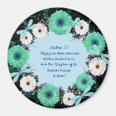 Aimant Écriture Verse Message spirituel Royaume (Devant)