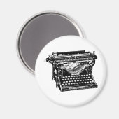 Aimant Écrivain de type Underwood (Recto/Verso)