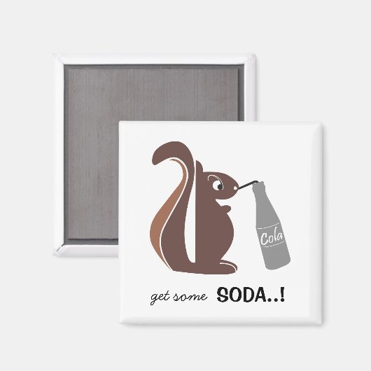 Aimant Écureuil 0025 nc (Recto/Verso)