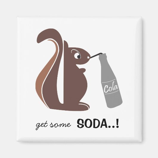 Aimant Écureuil 0025 nc (Devant)