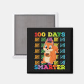 Aimant Écureuil 100 jours plus intelligent 100e jour d'éc (Recto/Verso)
