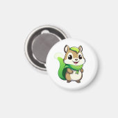 Aimant Écureuil animal adorable (Recto/Verso)