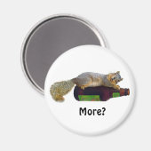 Aimant Écureuil avec bouteille de bière vide (Recto/Verso)